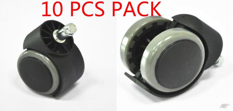 Xmas SALE! 10 pcs NEW/ Caster Swivel Wheel Office Chair Wheel Stem executive Carousel 1