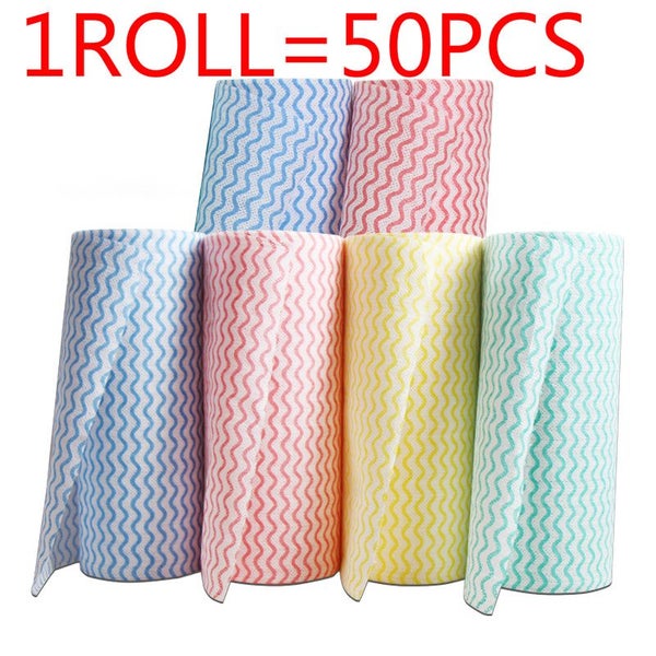 SALE!! Cleaning Wipes - 6 rolls Perforated Cloths/ disposable/ kitchen bathroom Carousel 2