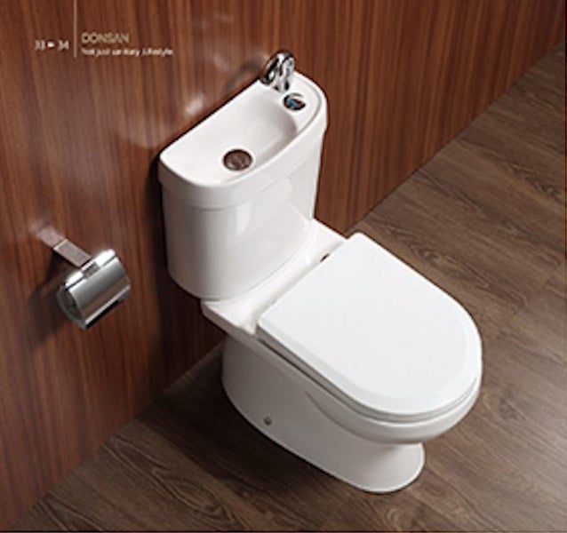 SALE! 2 in 1 Toilet Basin Combo Combined - Lennox bathroom Carousel 1
