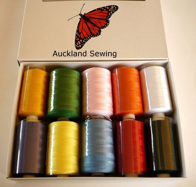 SEWING / OVERLOCKING THREADS COLORS BONUS FREE THREAD SNIPS62865827858178118