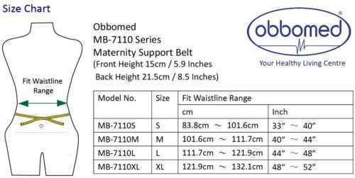ObboMed Premium Elastic Neoprene Maternity Support Belt Carousel 6