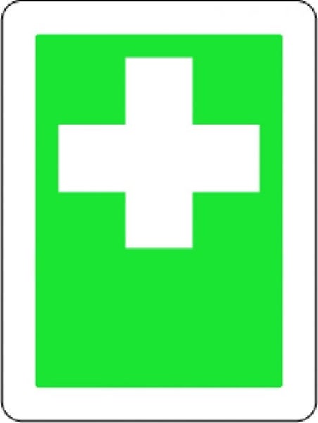 Vehicle Sticker - First Aid Kit - 100x75mm Carousel 1