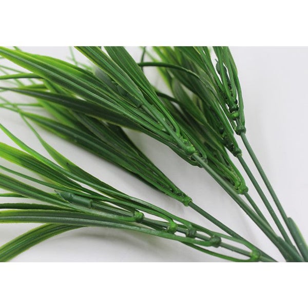 Artificial Plants Fake Green Leaf Bush Grass Home Party Garden Wedding Decor Carousel 3