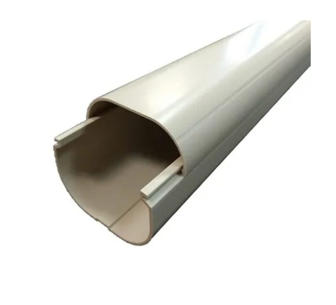 PVC Duct 2 Metre 80mm UV Ivory Carousel 1