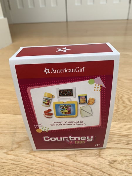 American Girl 18" Doll ~ COURTNEY'S PAC-MAN LUNCH SET ~ brand new, original box Carousel 2