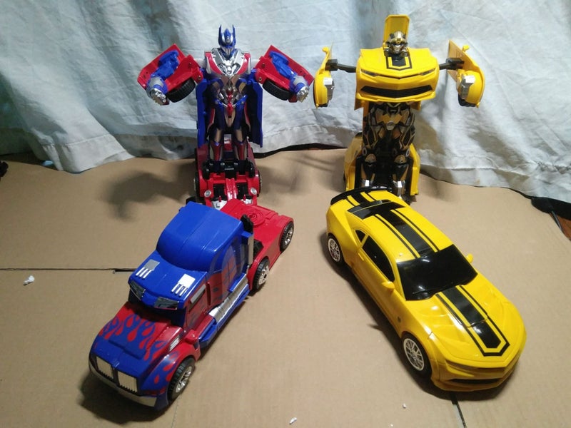 Bumblebee + Optimus Prime Transformers Remote Control Car Carousel 2