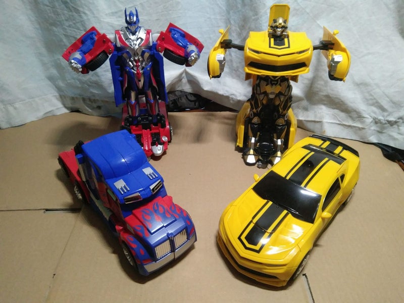 Bumblebee + Optimus Prime Transformers Remote Control Car Carousel 3