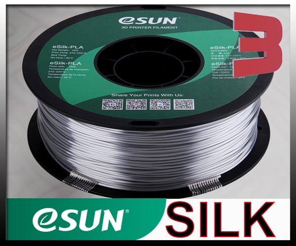 Metal Silk - eSUN PLA 1.75mm - 3D Printer Filament - 5 colours : BidBud