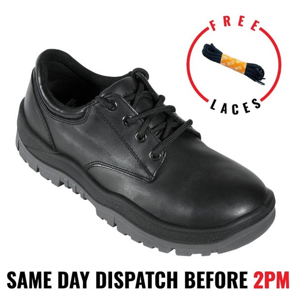 Mongrel Boots, 210025, Steel Toe, Black 'Derby', Brand New, Safety Work Shoe. Carousel 1