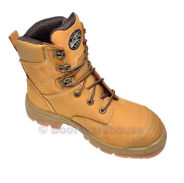 Oliver Work Boots 55332, 150mm (8"), Lace-Up 'Wheat', Steel Toe Cap Safety. Carousel 2