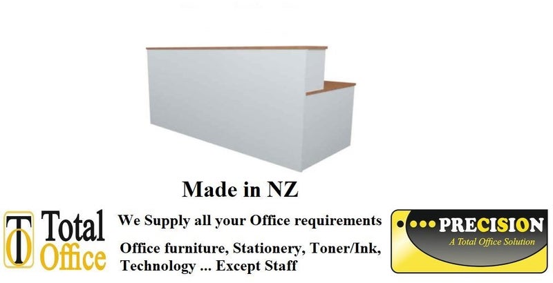 Nelson Reception Desk 2400W x 700D x 1125H Carousel 1