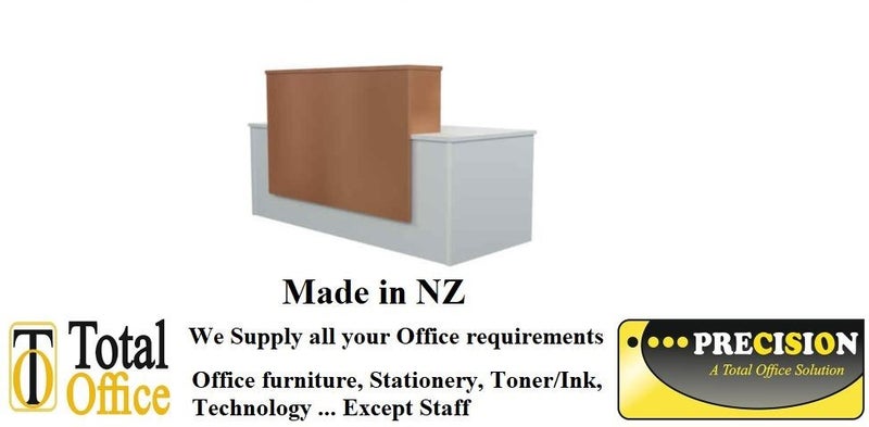 Milford Reception Desk 2400W x 700D x 1125H Carousel 1