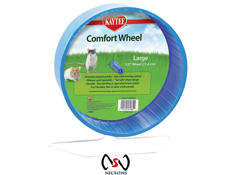 Kaytee Comfort Wheel Toy For Hamsters Rats Or Other Small Animals Large 21cm Carousel 1