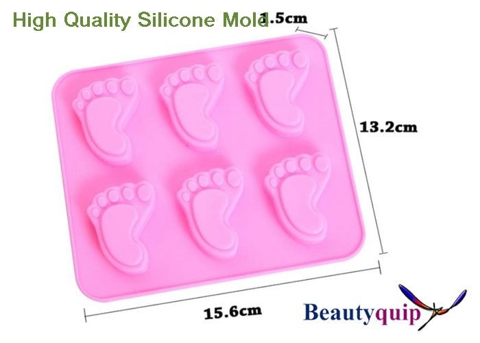 Foot Soap Mold x 6 Cavities Carousel 3