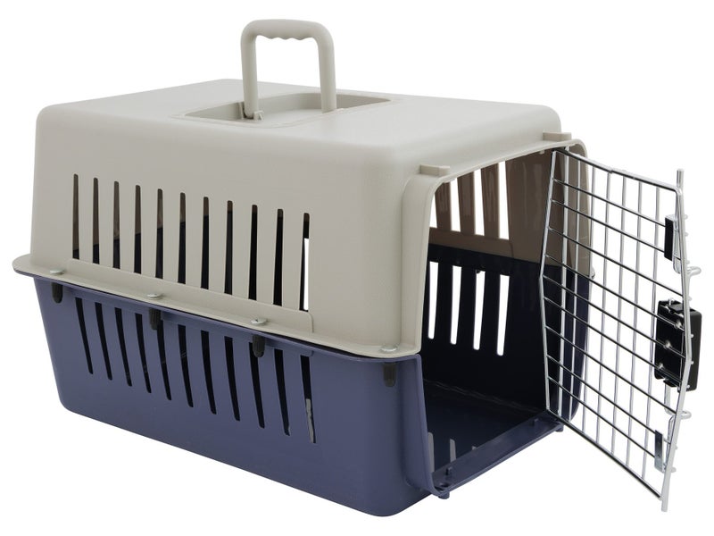 Pet Carrier - Portable Animal Crate Cage 50cm x 34cm x 32cm Carousel 1