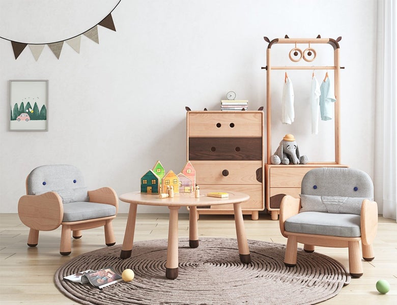 Kids Chair Kids Armchair - Elephant themed Carousel 2