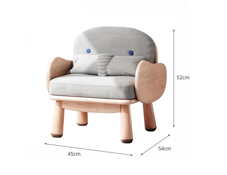 Kids Chair Kids Armchair - Elephant themed Carousel 8
