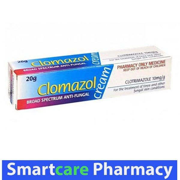 Clomazol Broad Spectrum Anti-Fungal Topical Cream 1% 20g Carousel 1