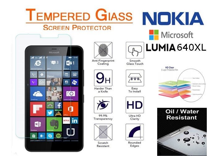 Microsoft 640XL tempered Glass Protector Film Carousel 1
