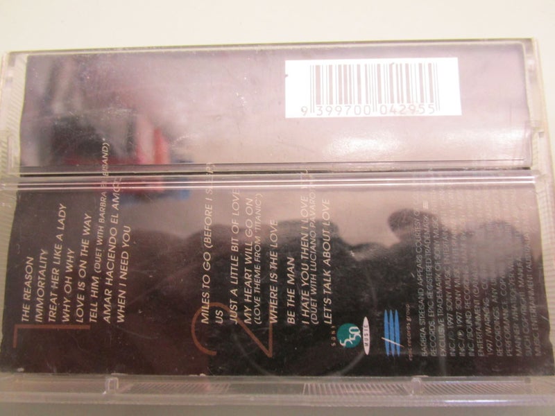 Celine Dion - Lets talk about love audio music cassette Carousel 2