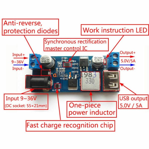 Step Down Buck DC Converter Carousel 3