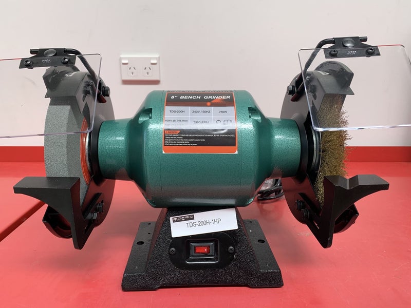 8" BENCH GRINDER #60 stone/wire wheel 1Hp (750watt) Carousel 1