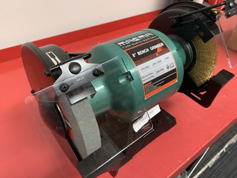 8" BENCH GRINDER #60 stone/wire wheel 1Hp (750watt) Carousel 4
