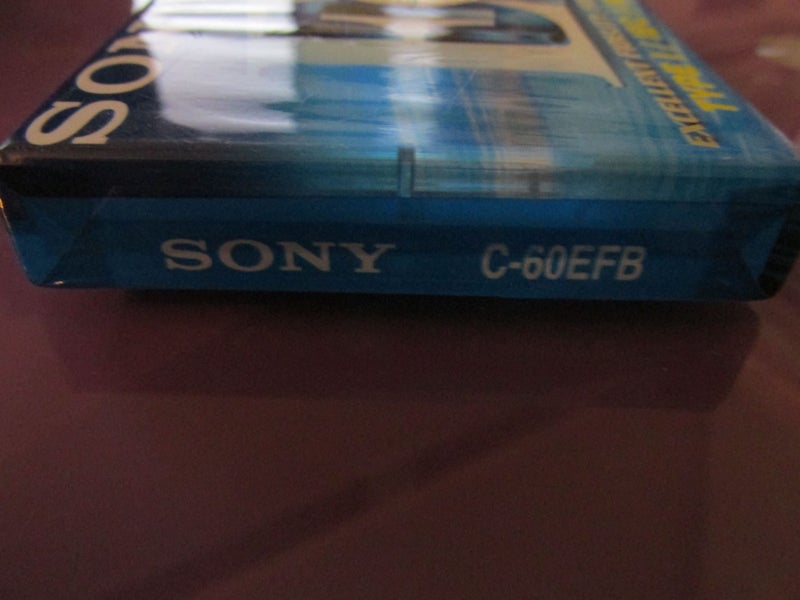 Sealed Cassette Tape Sony EF 60 Minutes Type I Carousel 3