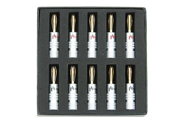 APERION AUDIO PREMIUM QUALITY BANANA PLUGS (5 PAIRS) Carousel 2