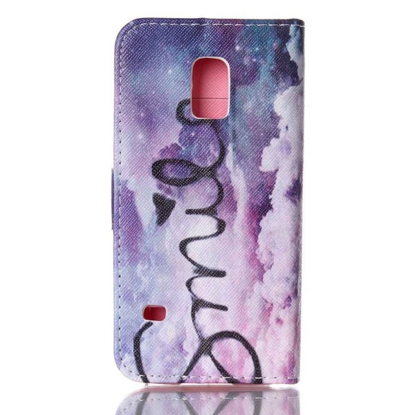 Galaxy S5 MINI case wallet leather case printed Carousel 2