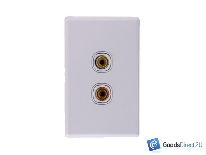 Speaker Outlet - Double - Vertical / Horizontal *** Carousel 1