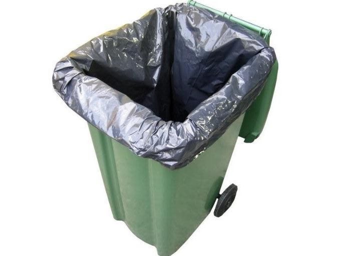 Wheelie Bin Liners Bags 240L 147x113cm 4pcs - Plastic Rubbish Bags Carousel 1