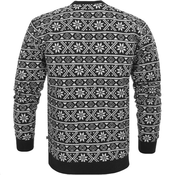 Mens Womens Advent Fairisle Nordic Christmas Jumper Sweater Carousel 2