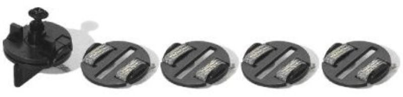 Slot Car Accessories - Guide Blade 1+4 Braid Plates Carousel 1