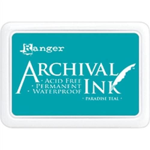 Ranger Ink Archival Ink Pad Paradise Teal Carousel 1