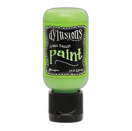 Ranger Ink Dylusions Acrylic Paint 1oz Island Parrot Carousel 1