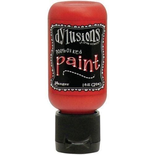 Ranger Ink Dylusions Acrylic Paint 1oz Postbox Red Carousel 1