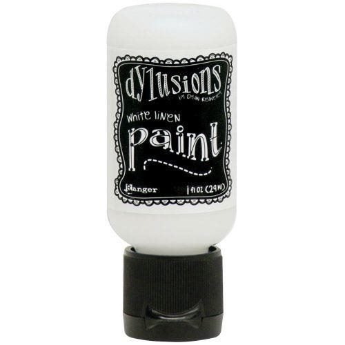 Ranger Ink Dylusions Acrylic Paint 1oz White Linen Carousel 1