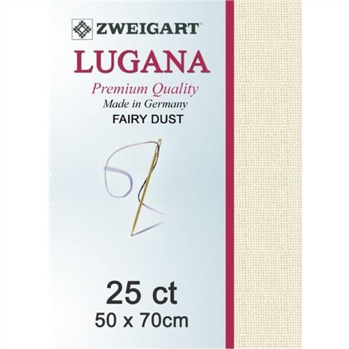 Zweigart Lugana 25ct Evenweave Fabric Vanilla Carousel 1