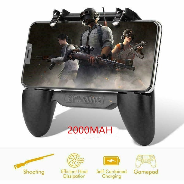 2000mAh Power Cooling Fan Gamepad Joystick Hand Grip for Phone Game PUBG Carousel 2