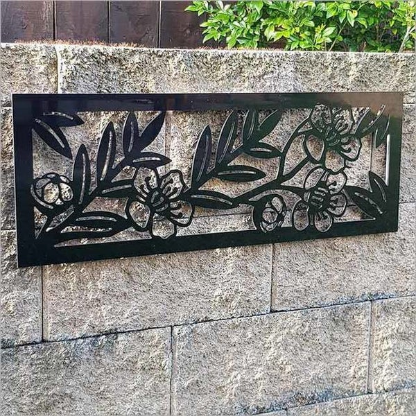 Wall Art - Large Panel Manuka Black (790mm)- Kiwiana Carousel 3
