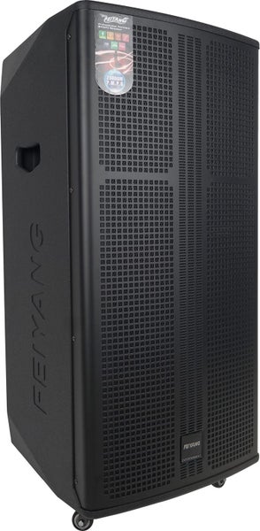 Professional Big Bluetooth Trolley Speaker 15-inch 200 Watts with 2 Golden mics Carousel 2