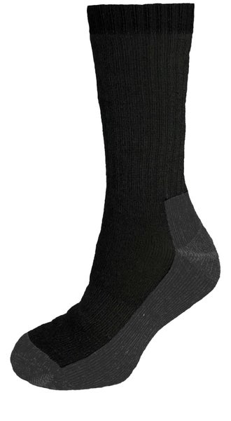 Thermatech 3 Pack Outdoor Crew Socks Black/Grey, Size US 3-8 T38U REDUCED Carousel 1