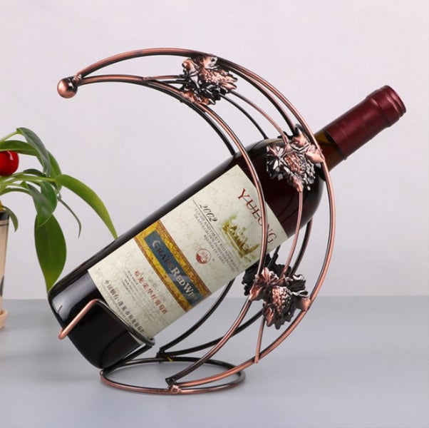 Wine bottle stand rack stand bottle holder – Moon broze Brand New Carousel 1