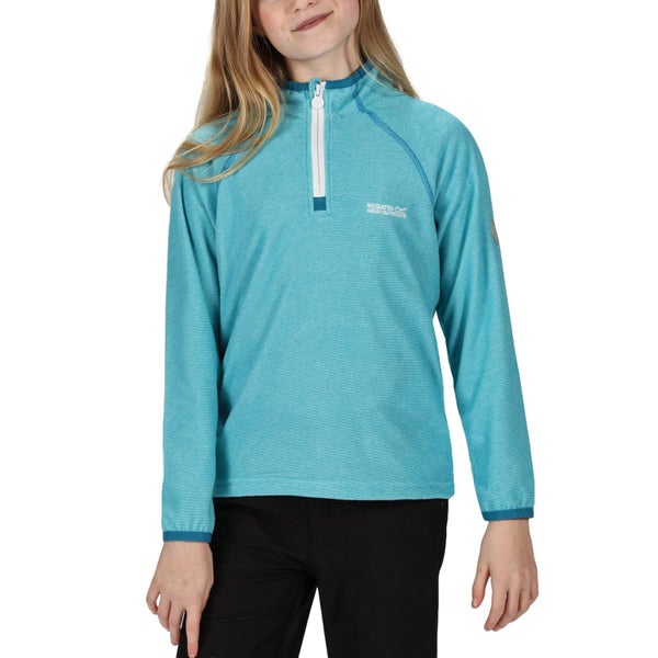Regatta Kids Loco Half Zip Mini Stripe Fleece Carousel 1