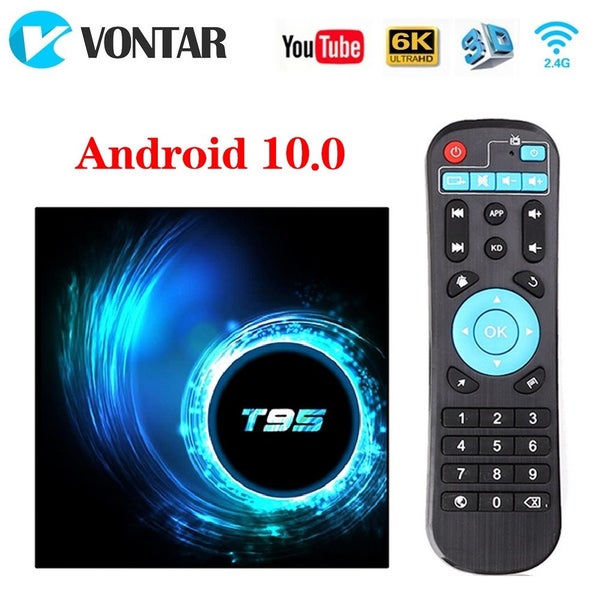 Smart TV Box Android 4K 2.4G 5G WiFi Bluetooth 5.0 Box Media Player Set Top Box Carousel 1