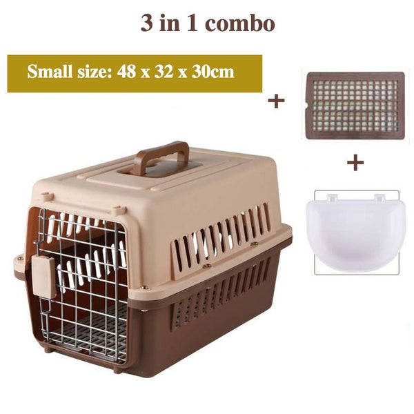 Rabbit cage Pet carrier airline travel cage- small size Carousel 1