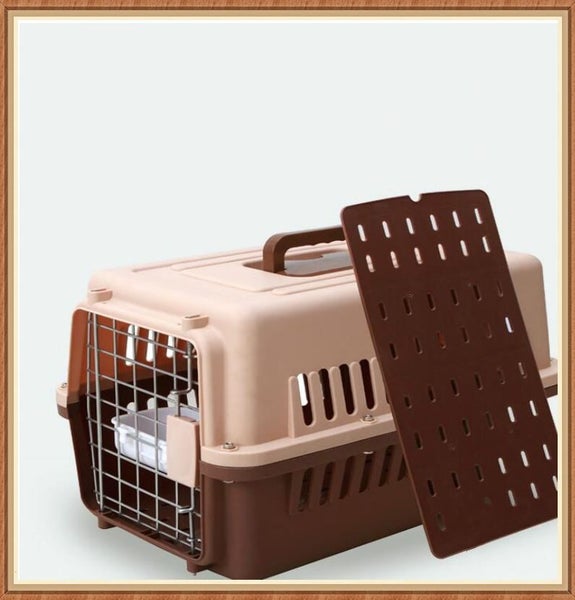 Pet travel carrier or cage dog cage cat carrier airline travel cage- Large size Carousel 2