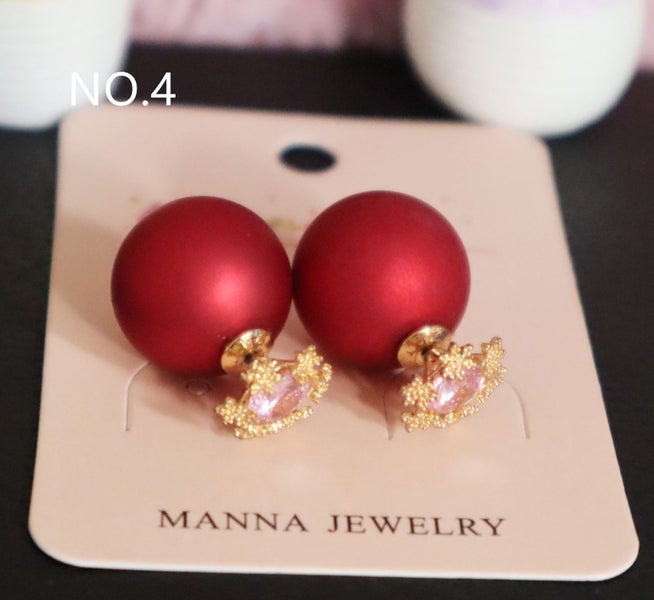 Manna post 925 silver fashion charm Earring Carousel 9