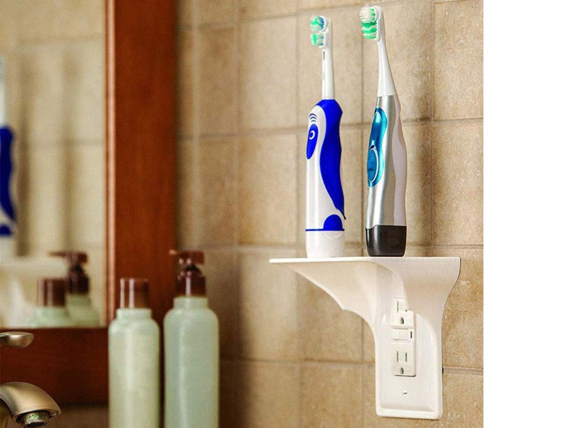 Home Power Perch Wall Outlet Receptacle Storage Shelf Organizer Carousel 2